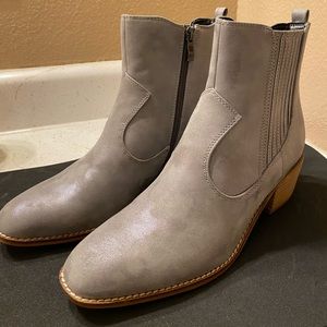 Corky’s grey metallic ankle boots